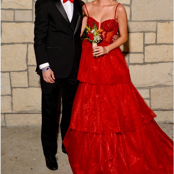 Red Prom Dress - Picture 6 of 9